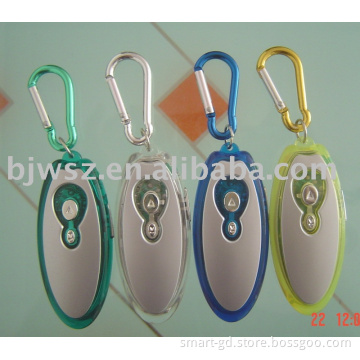 Carabiner shaped fm radio
